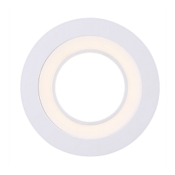 Lumi�re encastr�e CLYDE 8 3 fois, plat, forme de l'anneau IP20, blanche gradable 5,5W 400lm 4000K 120� 120� CRI 80