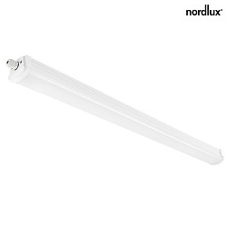 Nordlux LED Waterproof luminaire Light bar OAKLAND 120 IP65, length 125cm, width 8.3cm, 43W 4000K 4400lm 125, white