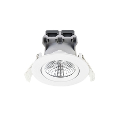 ceiling recessed luminaire FREMONT round, swivelling, set of 3 IP23, white
