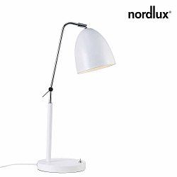 Table lamp ALEXANDER, E27, IP20, white
