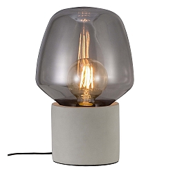 Lampe de table CHRISTINA E27 IP20, gris, couleurs fum�e, noir  