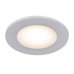 Plafonnier encastr� LEONIS rond, lot de 3 IP65, blanche 