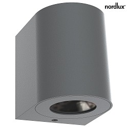 LED Outdoor Wall luminaire CANTO 2, IP44, 12W 2700K 500lm 2x75, gray