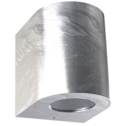 LED Outdoor Wall luminaire CANTO 2, IP44, 12W 2700K 500lm 2x75�, galvanized