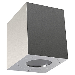 LED Outdoor Wall luminaire CANTO KUBI 2, IP44, 12W 2700K 500lm 2x75�, stainless steel