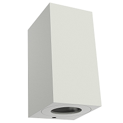 Luminaire mural d'ext�rieur CANTO MAXI KUBI 2 GU10 IP44, d�gager, blanche