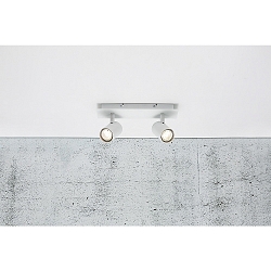 Ceiling spot FRIDA, 2 flame, GU10, IP20, white
