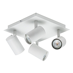 Ceiling spot FRIDA, 4 flame, GU10, IP20, white