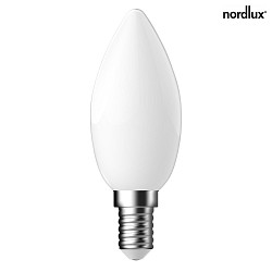 LED Filament light bulb Candle, E14, C35, 4,6W, 4000K, 470lm, glass white