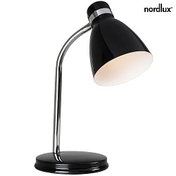 Lampe de table CYCLONE avec bras flexible E14 IP20 noir