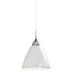 Luminaire � suspension READ E27 IP20 blanc opale
