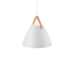 Luminaire � suspension STRAP 36 E27 IP20, blanche 