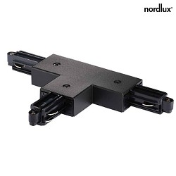 Nordlux T-Connector for 1-Phase High Voltage track LINK, right, black