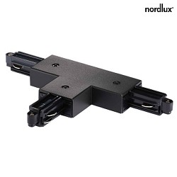 Nordlux T-Connector for 1-Phase High Voltage track LINK, left, black