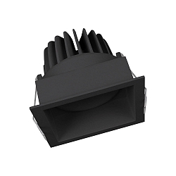Downlight SPOT SQUARE DARKLIGHT ADJUST angulaire, contr�lable par DALI, inclinable, reculer IP20