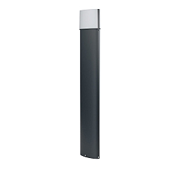 Borne d'�clairage ENDURA� STYLE ELLIPSE 90CM rayonnement lat�ral, elliptique, commutable IP44, gris fonc� 
