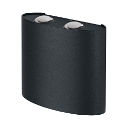 Luminaire mural d'extérieur ENDURA® STYLE UPDOWN DECO II haut bas IP44, gris foncé