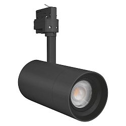 Projecteur triphas� TRACKLIGHT SPOT ZOOM DIM D85 r�glable, focalisable IP20, noir mat 