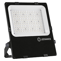 floodlight FL PFM ASYM 45X140 150 W 3000 K BK asymmetrical IP66, black
