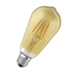 Ampoule LED Smart WIFI SMART+ FILAMENT EDISON GD 824 ST64 clair E27 6W 680lm 2400K 300� CRI 80-89 gradable