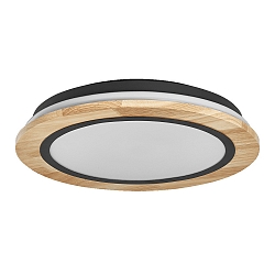 Luminaire de plafond SMART+ WIFI ORBIS WOOD 400 TW Tunable White, contrôlable via WLAN / WIFI, gradable