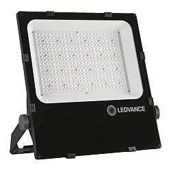 floodlight FL PFM DA ASYM 55X110 290W 4000K BK DALI controllable, asymmetrical IP66, black