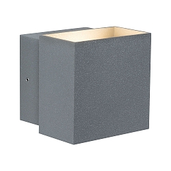 Paulmann Wall luminaire LED Cybo square, 2x3W, 10x10cm, white