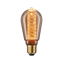 Ampoules d�coratives � filament DECO EDISON  INNER GLOW SPIRAL LED ST64 E27 3,6W 120lm 1800K CRI >80 gradable