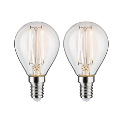 Ampoule � filament forme de gouttes FILAMENT P45 lot de 2, commutable E14 2,7W 250lm 2700K CRI >80 