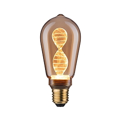 Lampe LED forme capsule INNER GLOW HELIX ST64 E27 3,5W 180lm 1800K 360° CRI >80 