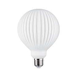 Globe de filament d'ampoule GLOBE G125 WHITE LAMPION V2 rainur�, encastr� G125 terne E27 4,3W 400lm 3000K CRI >80 gradable