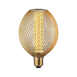 Lampe � filament LED METALLIC GLOW GLOBE SPIRAL commutable E27 4,2W 200lm 1800K CRI >80 