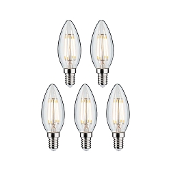 Ampoule � filament forme bougie lot de 5 E14 5W 470lm 2700K CRI 80-89