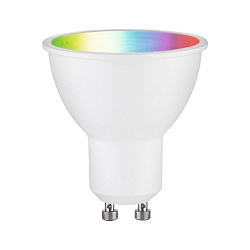 Ampoule LED Smart WIFI RGBW contr�lable par ZigBee GU10 4,8W 350lm 2200-6500K 38� CRI 80-89 gradable