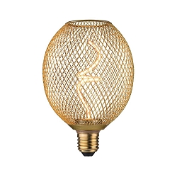 Lampe � filament LED METALLIC GLOW GLOBE  3-STEP DIM E27 4W 180lm 1800K CRI >80 gradable