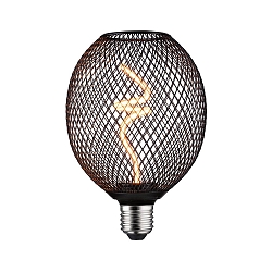 Lampe � filament LED METALLIC GLOW GLOBE  3-STEP DIM E27 4W 160lm 1800K CRI >80 gradable