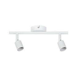 Spot CAROLINA � 2 flammes GU10, blanc mat gradable