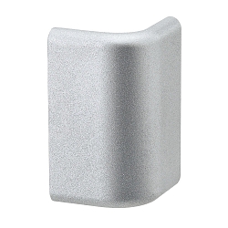 Embout DUO lot de 2, aluminium mat