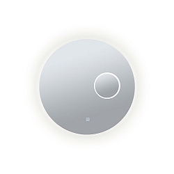 Miroir avec �clairage MIRRA LED � 60CM . INK. 3X ZOOM rond, avec miroir cosm�tique IP44, blanche gradable