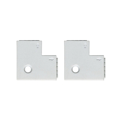 Connecteur d'angle MAXLED STRIPE avec prise de courant, lot de 4, blanche