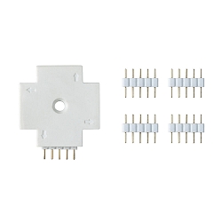 Connecteur en X MAXLED STRIPE, blanche