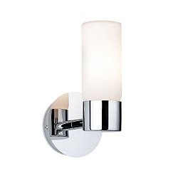 Paulmann Wall luminaire Eleon IP44 1 flame chrome, excl. lamp, max. 33W G9