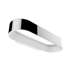 Luminaire de miroir AGENA LED haut bas, indirect IP44, chrome, blanc mat gradable