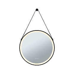 Miroir avec �clairage MIRRA � 60CM rond, CCT Switch, avec variateur tactile, avec ruban, avec fonction chauffante IP44