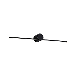 Luminaire mural SAVA IP44, noir mat 