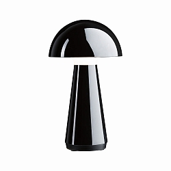Lampe de table � accu ONZO avec connexion USB, avec variateur tactile IP44, scintillant, noir gradable