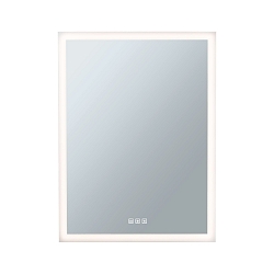 Miroir avec �clairage MIRRA LED 60 X 80CM / HIGH angulaire, CCT Switch, avec variateur tactile, avec fonction chauffante IP44