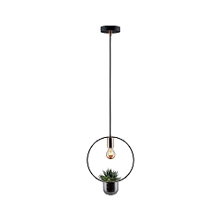 Luminaire � suspension NEORDIC URBAN JUNGLE TASJA E27 IP20, cuivre, noir  gradable