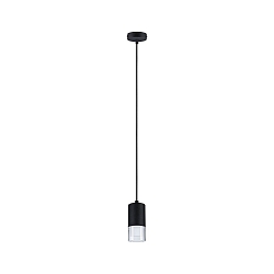 Luminaire à suspension KAME 3STEP-DM cylindrique, dimmable, réglable IP44, mat, noir éclatant gradable
