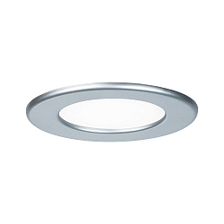 Lumière encastrée QUALITY PREMIUM PANEL LED rond IP44, chromé mat  390lm 4000K 110° 110°